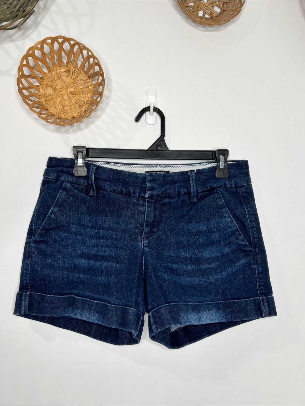 Dear John Cuffed Denim Shorts Size 29
